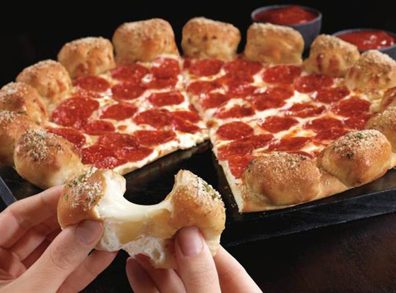Pizza Hut Stuffed Garlic Knot Crust Pizza Pizza Hut Stuffed Garlic Knot Crust Pizza